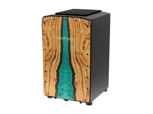 Nativo Pro Cajon Birch Face Oak Body with Adjustable Snares