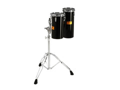 Pearl Rocket Toms Black w/Stand 6X12 and 6X15 ALX1215C103