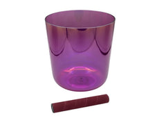 Bol chantant en cristal Infinity de Sela Percussion de 6,75 po en C4 440 Hz Magenta
