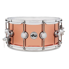 DW Polished Copper 6.5x14 Snare Drum