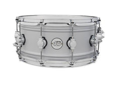 DW Design Series 6.5x14 Snare Drum Matte Aluminum DDSD6514MACR