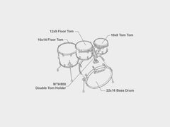 Tama Starclassic Performer 4PC Shell Pack
